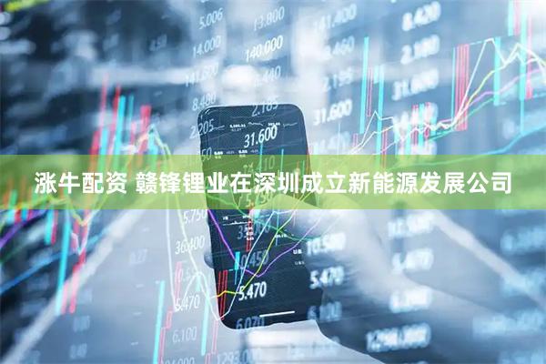 涨牛配资 赣锋锂业在深圳成立新能源发展公司